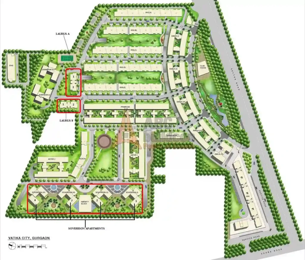 vatika city map