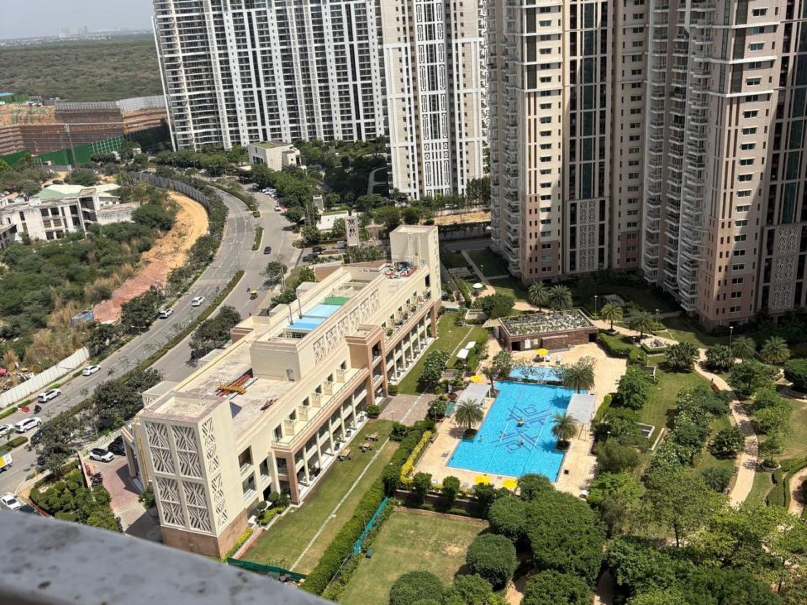 Apartment with pool view Gurgaon