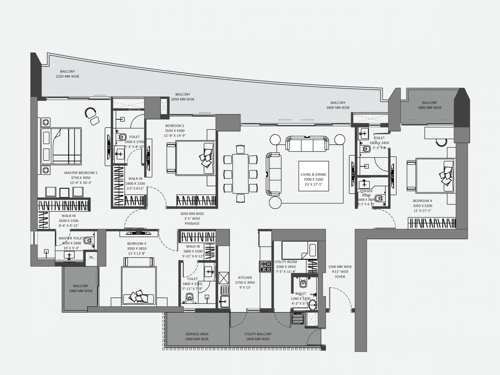Experion Trillion 4 BHK for Sale